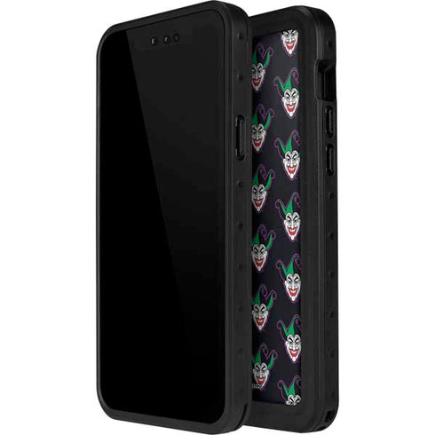 DC Comics The Joker Logo Pattern iPhone 15 Plus Waterproof Case